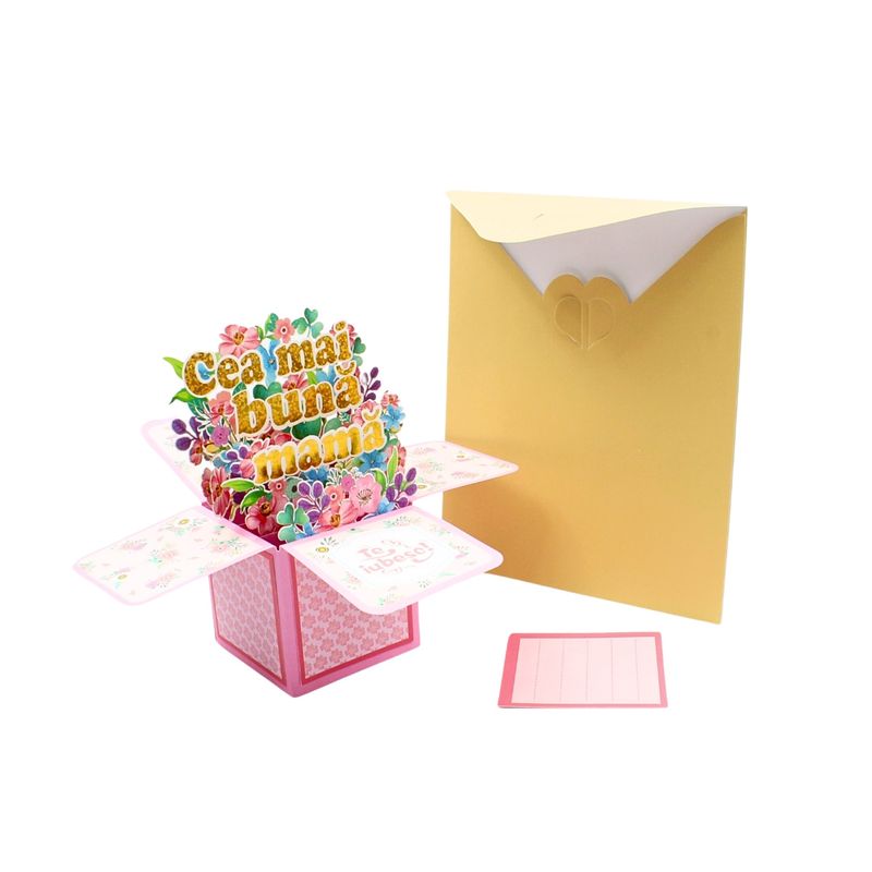 Market - Cadouri - Felicitari - Decoratiune din hartie Magic Pop-Ups Cea mai buna mama - Infinity.ro