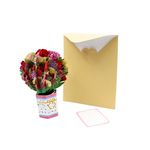 Market - Cadouri - Felicitari - Decoratiune din hartie Magic Pop-Ups Buchet diverse flori - Infinity.ro