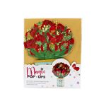 Market - Cadouri - Felicitari - Decoratiune din hartie Magic Pop-Ups Buchet trandafiri - Infinity.ro