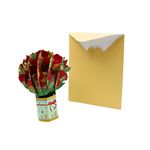 Market - Cadouri - Felicitari - Decoratiune din hartie Magic Pop-Ups Buchet trandafiri - Infinity.ro