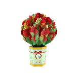 Market - Cadouri - Felicitari - Decoratiune din hartie Magic Pop-Ups Buchet trandafiri - Infinity.ro