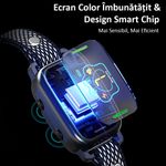 Petshop - Accesorii petshop - Zgarzi, lese si hamuri - Zgarzi - Zgarda Antilatrat Electrica Profesionala ENZIRO™, Display, 5 Moduri de lucru, 7 Nivele, Rezistenta la Apa, Praf,  Negru - Infinity.ro