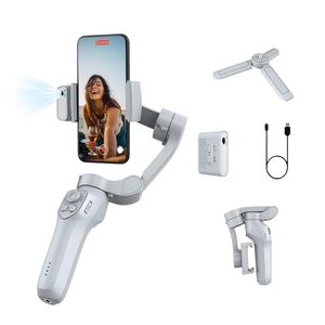 Sistem Stabilizator Imagine Profesional ENZIRO™, Gimbal cu 3 Axe Pentru Smartphone, Control Gesturi, Auto Face Tracking