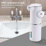 Casa si Gradina - Sanitare - Suporturi si accesorii baie - Dispensere - Dozator Profesional Sapun Lichid cu Spuma ENZIRO™, 3 Moduri, Senzor de Miscare, Rezistent la Apa, USB, Suport, 300 ml - Infinity.ro