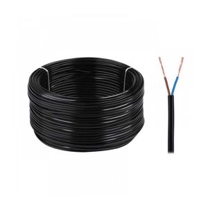 Cablu electric OMY 2x0.75 300V negru Cabletech