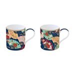 Casa si Gradina - Bucatarie si vesela - Cani si pahare - Cani si cesti - Set portelan EasyLife, 2 cani, 350ml, Kyoto - Infinity.ro