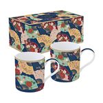 Casa si Gradina - Bucatarie si vesela - Cani si pahare - Cani si cesti - Set portelan EasyLife, 2 cani, 350ml, Kyoto - Infinity.ro