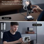 Laptop, Telefoane si Tablete - Telefoane mobile si accesorii - Accesorii Telefoane - Incarcatoare telefoane - Statie de Incarcare MagSafe pentru Apple cu Incarcator pentru Ceas Portabil - ESR HaloLock - Negru - Infinity.ro