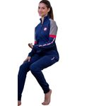 Fashion, accesorii si bijuterii - Femei - Imbracaminte femei - Costume si compleuri femei - Trening dama Lotto LA6056 Albastru  L INTL - Infinity.ro