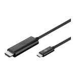 Laptop, Telefoane si Tablete - Telefoane mobile si accesorii - Accesorii Telefoane - Cabluri si adaptoare telefoane - Cablu USB Type C la HDMI tata-tata 1.8m 4K GOOBAY - Infinity.ro