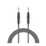 TV, Audio-Video si Foto - Accesorii TV si audio - Cabluri si adaptoare audio - Cablu audio 3m Jack Mono 6.35 mm tata - Jack Mono 6.35 mm tata Nedis - Infinity.ro