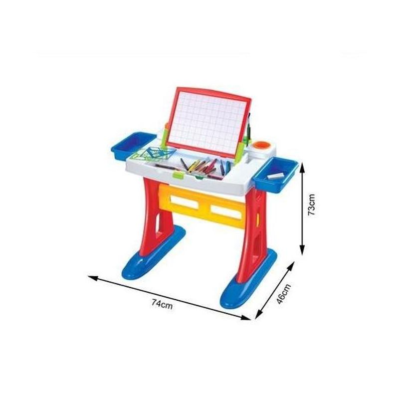 Jucarii, Copii si Bebe - Jucarii si jocuri - Jucarii & jocuri educative - Seturi pictura si desen - Tablita de desenat si pupitru birou Creative Art Table - Bebeking - Infinity.ro