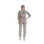 Fashion, accesorii si bijuterii - Femei - Imbracaminte femei - Costume si compleuri femei - Trening dama, Paris Blue, model Cadeaux, Gri, Marime XL - Infinity.ro