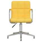 Casa si Gradina - Mobilier - Scaune si fotolii - Scaune - Scaun de birou pivotant, galben mustar, material textil - Infinity.ro