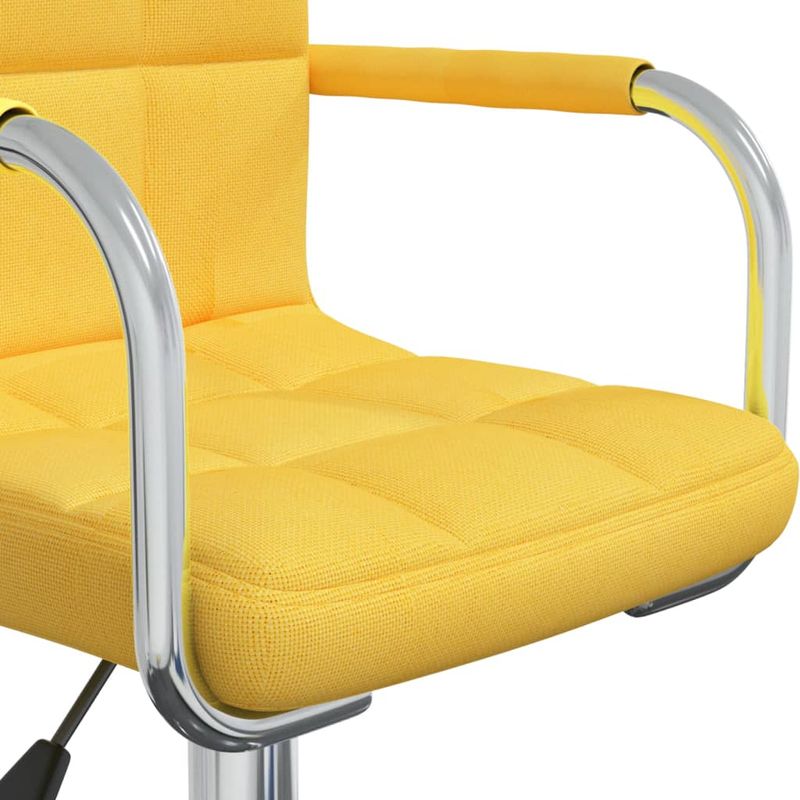 Casa si Gradina - Mobilier - Scaune si fotolii - Scaune - Scaun de birou pivotant, galben mustar, material textil - Infinity.ro