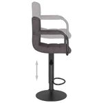 Casa si Gradina - Mobilier - Scaune si fotolii - Scaune - Scaune de bar, 2 buc., gri taupe, material textil - Infinity.ro