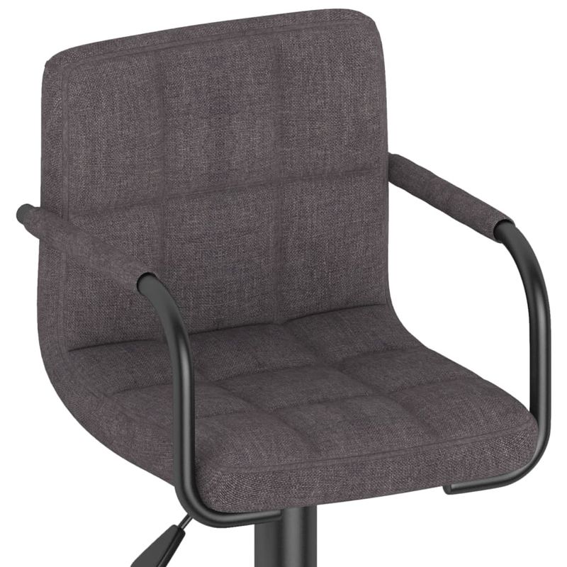 Casa si Gradina - Mobilier - Scaune si fotolii - Scaune - Scaune de bar, 2 buc., gri taupe, material textil - Infinity.ro