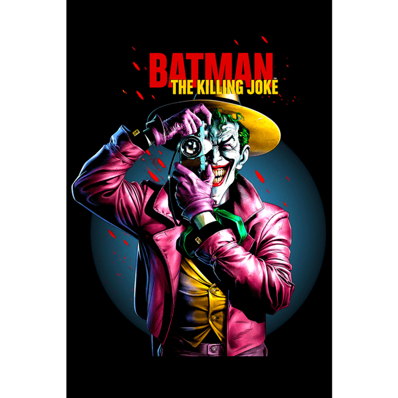 Fashion, accesorii si bijuterii - Barbati - Imbracaminte - Tricouri si bluze barbati - Tricou Barbati Batman The killing Joker 2XL INTL Negru - Infinity.ro