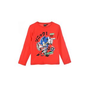 Tricou baieti Sonic cu maneca lunga HW1183 Rosu