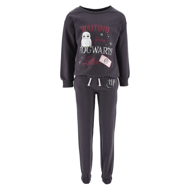 Fashion, accesorii si bijuterii - Copii - Imbracaminte copii - Treninguri si compleuri copii - Trening fete Harry Potter VH1267 116 CM Gri inchis 6 ani - Infinity.ro