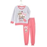 Fashion, accesorii si bijuterii - Copii - Imbracaminte copii - Treninguri si compleuri copii - Trening fete LOL Surprise, model 5212274 92 CM 24 luni Gri/Roz - Infinity.ro