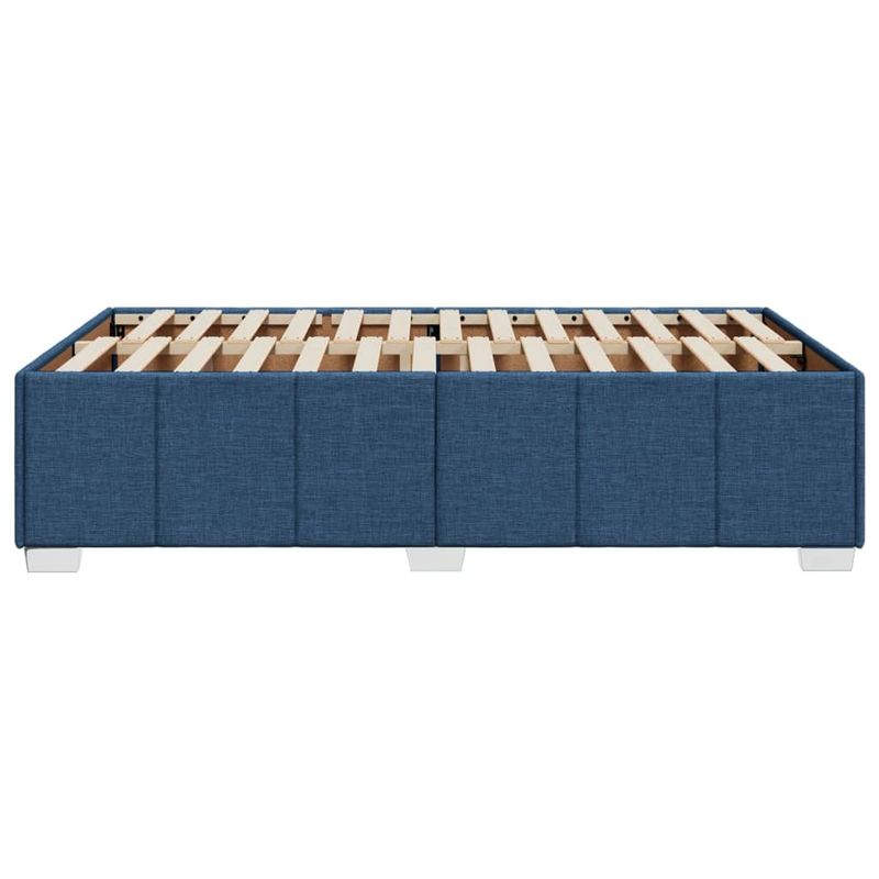 Casa si Gradina - Mobilier - Paturi si accesorii - Paturi - Cadru de pat, albastru, 120 x 200 cm, material textil - Infinity.ro