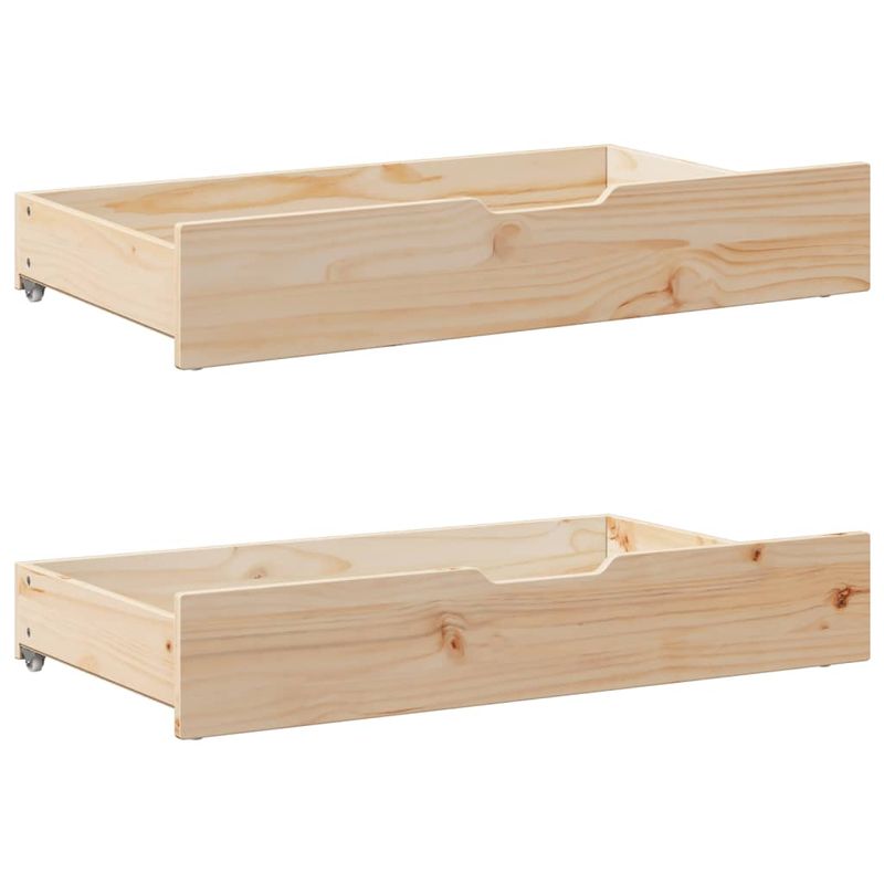 Casa si Gradina - Mobilier - Paturi si accesorii - Paturi - Cadru de pat cu sertare, 140x190 cm, lemn masiv de pin - Infinity.ro