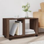 Casa si Gradina - Mobilier - Mobilier baie - Comode baie - Dulap cu roti, stejar maro, 72x33x42,5 cm, lemn prelucrat - Infinity.ro