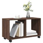 Casa si Gradina - Mobilier - Mobilier baie - Comode baie - Dulap cu roti, stejar maro, 72x33x42,5 cm, lemn prelucrat - Infinity.ro