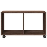 Casa si Gradina - Mobilier - Mobilier baie - Comode baie - Dulap cu roti, stejar maro, 72x33x42,5 cm, lemn prelucrat - Infinity.ro