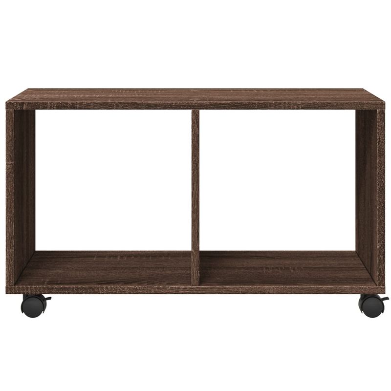 Casa si Gradina - Mobilier - Mobilier baie - Comode baie - Dulap cu roti, stejar maro, 72x33x42,5 cm, lemn prelucrat - Infinity.ro