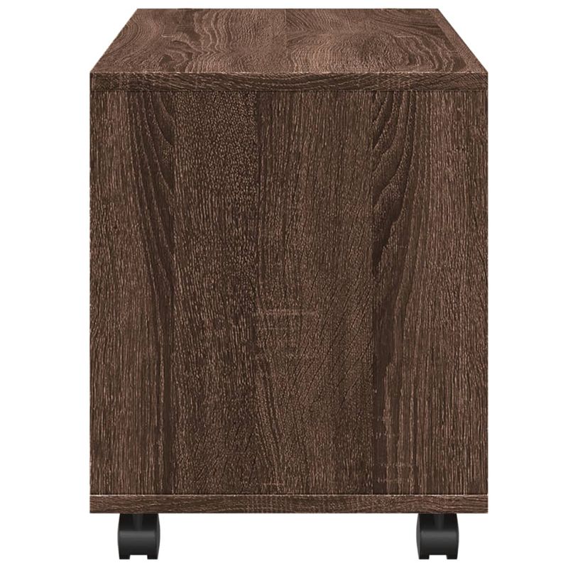 Casa si Gradina - Mobilier - Mobilier baie - Comode baie - Dulap cu roti, stejar maro, 72x33x42,5 cm, lemn prelucrat - Infinity.ro