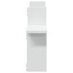Casa si Gradina - Mobilier - Biblioteci si rafturi - Rafturi - Rafturi de perete, 2 buc., alb, 38x12x38 cm, lemn prelucrat - Infinity.ro