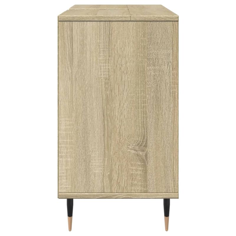 Casa si Gradina - Mobilier - Seturi de mobilier - Seturi baie - Dulap pentru baie, stejar sonoma, 80x33x60 cm, lemn compozit - Infinity.ro