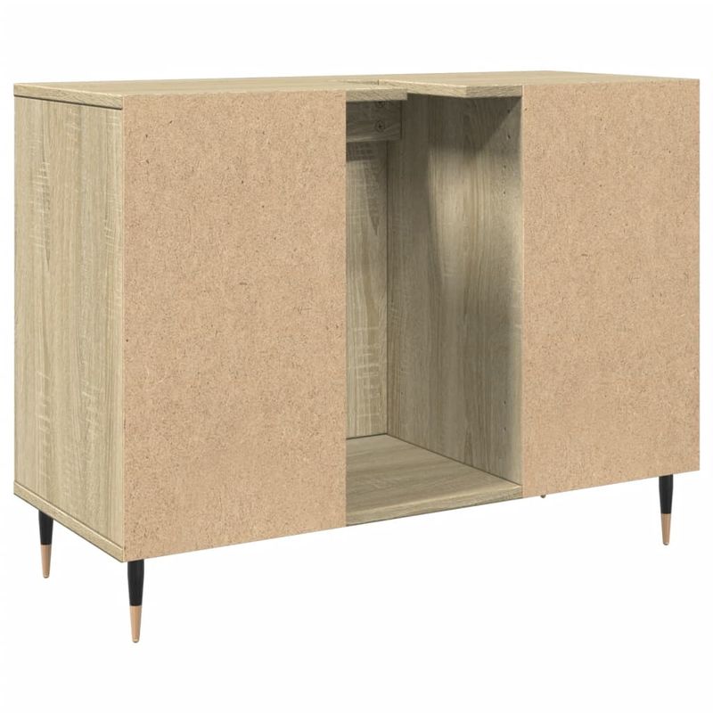 Casa si Gradina - Mobilier - Seturi de mobilier - Seturi baie - Dulap pentru baie, stejar sonoma, 80x33x60 cm, lemn compozit - Infinity.ro