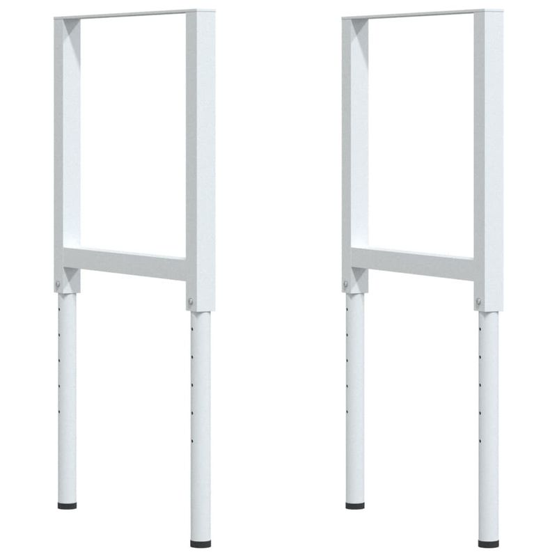 Casa si Gradina - Constructii - Scule de mana si unelte - Mese si bancuri de lucru - Banc lucru 100x60x(71,5-98) cm lemn masiv fag, dreptunghiular, maro și alb - Infinity.ro