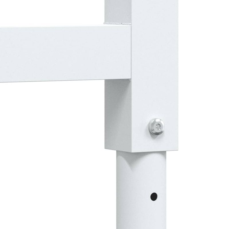 Casa si Gradina - Constructii - Scule de mana si unelte - Mese si bancuri de lucru - Banc lucru 100x60x(71,5-98) cm lemn masiv fag, dreptunghiular, maro închis și alb - Infinity.ro