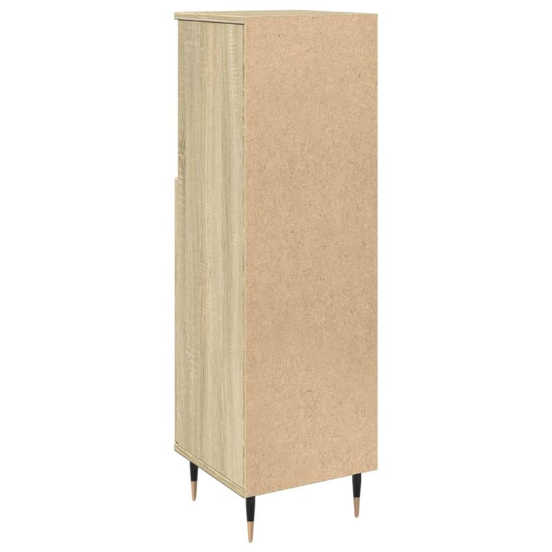 Casa si Gradina - Mobilier - Seturi de mobilier - Seturi baie - Dulap de baie, stejar sonoma, 30x30x100 cm, lemn prelucrat - Infinity.ro