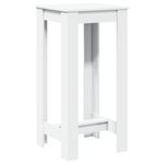 Casa si Gradina - Mobilier - Mese si birouri - Mese bucatarie si dining - Masa bar, alb, 51x50x103,5 cm, lemn prelucrat - Infinity.ro
