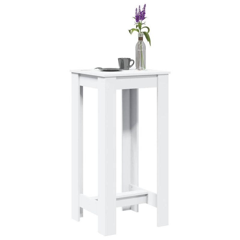 Casa si Gradina - Mobilier - Mese si birouri - Mese bucatarie si dining - Masa bar, alb, 51x50x103,5 cm, lemn prelucrat - Infinity.ro
