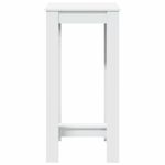Casa si Gradina - Mobilier - Mese si birouri - Mese bucatarie si dining - Masa bar, alb, 51x50x103,5 cm, lemn prelucrat - Infinity.ro