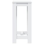 Casa si Gradina - Mobilier - Mese si birouri - Mese bucatarie si dining - Masa bar, alb, 51x50x103,5 cm, lemn prelucrat - Infinity.ro