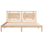 Casa si Gradina - Mobilier - Paturi si accesorii - Paturi - Cadru pat foarte lung fara saltea, 180x210 cm, lemn masiv - Infinity.ro