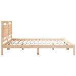 Casa si Gradina - Mobilier - Paturi si accesorii - Paturi - Cadru pat foarte lung fara saltea, 180x210 cm, lemn masiv - Infinity.ro