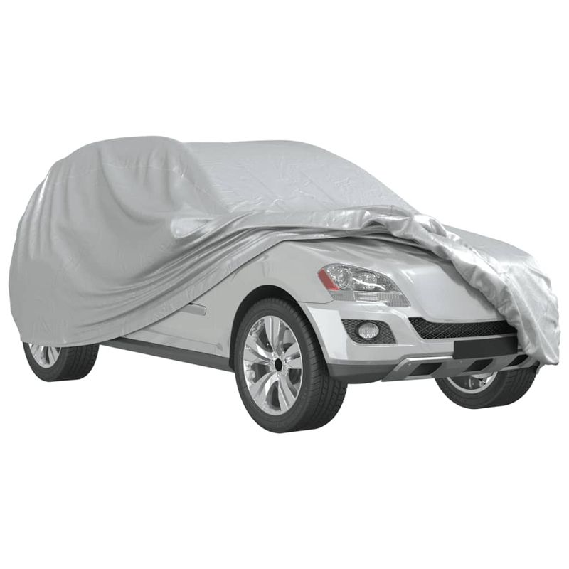 Auto si Moto - Intretinere auto - Huse auto - Husa auto SUV, curele cu catarama, complet, argintiu XL PEVA - Infinity.ro