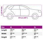 Auto si Moto - Intretinere auto - Huse auto - Husa auto SUV, curele cu catarama, complet, argintiu XL PEVA - Infinity.ro
