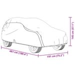 Auto si Moto - Intretinere auto - Huse auto - Husa auto pentru SUV, textil netesut, completa, gri, L - Infinity.ro