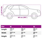 Auto si Moto - Intretinere auto - Huse auto - Husa auto pentru SUV, textil netesut, completa, gri, L - Infinity.ro