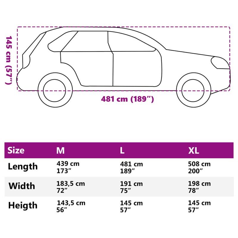 Auto si Moto - Intretinere auto - Huse auto - Husa auto pentru SUV, textil netesut, completa, gri, L - Infinity.ro