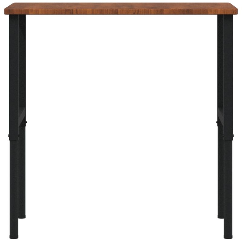 Casa si Gradina - Constructii - Scule de mana si unelte - Mese si bancuri de lucru - Banc lucru maro 100x60x(71,5-98)cm lemn masiv stejar dreptunghi, maro închis și negru - Infinity.ro